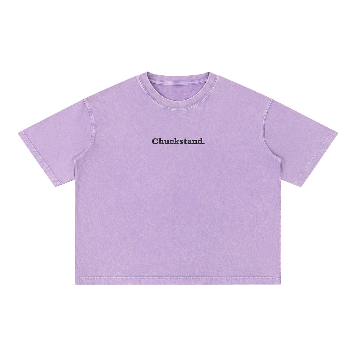 Embroidered Chuckstand. T-shirt